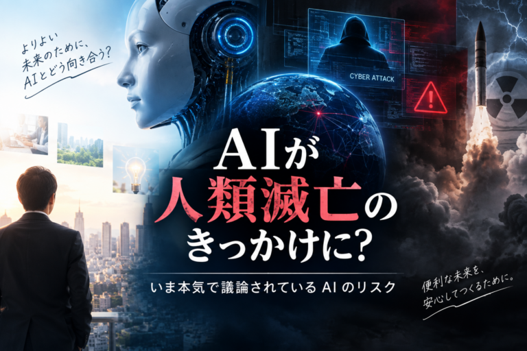 AIが人類滅亡のきっかけに？